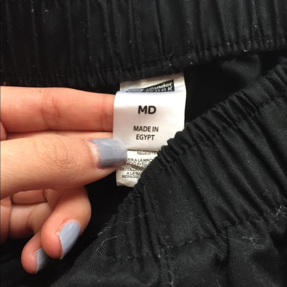 Scrubs black slimming pants Wonder Work Medium - Picture 2 of 4